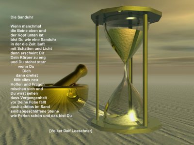 Motiv "Die Sanduhr" Copyright by Volker Delf Loeschner