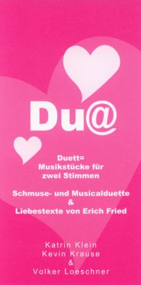 Flyer Duett mit Herz