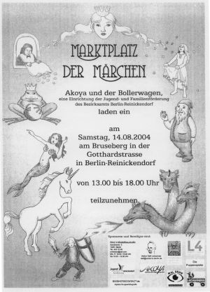 Flyer Marktplatz der Märchen