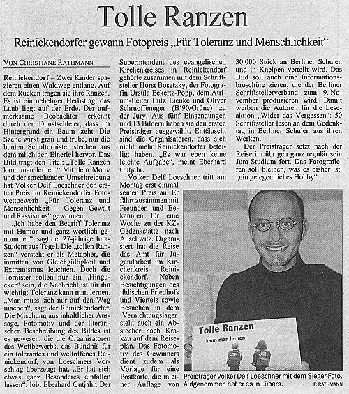 Berliner Morgenpost, 25.10.2001