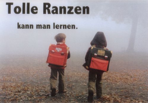 Foto: Tolle Ranzen kann man lernen, Copyright by Volker Delf Loeschner