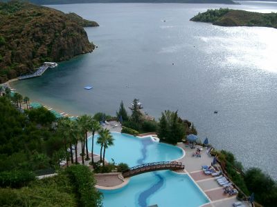 Blick auf die Anlage des Robinson-Club Select Maris (Türkei).